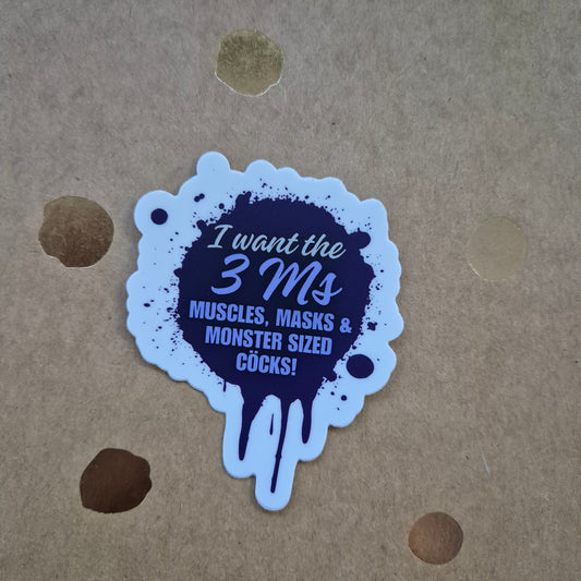 Stickers by Nicci  - I want the 3 Ms