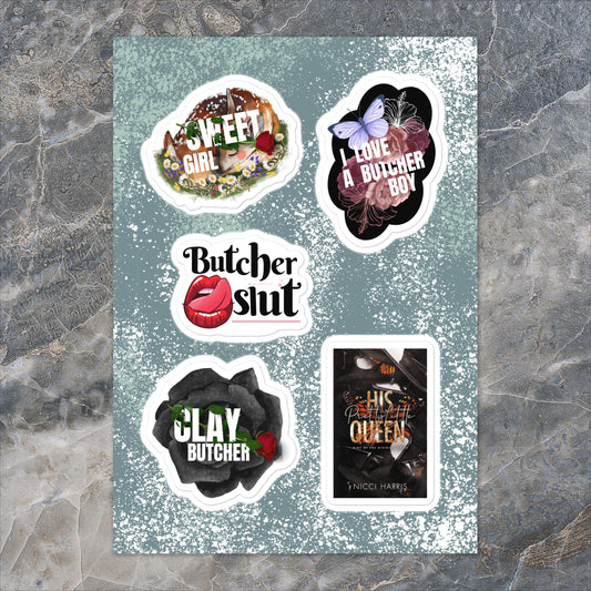 Sticker sheet (8 X 5.5 INCH) - Clay Butcher