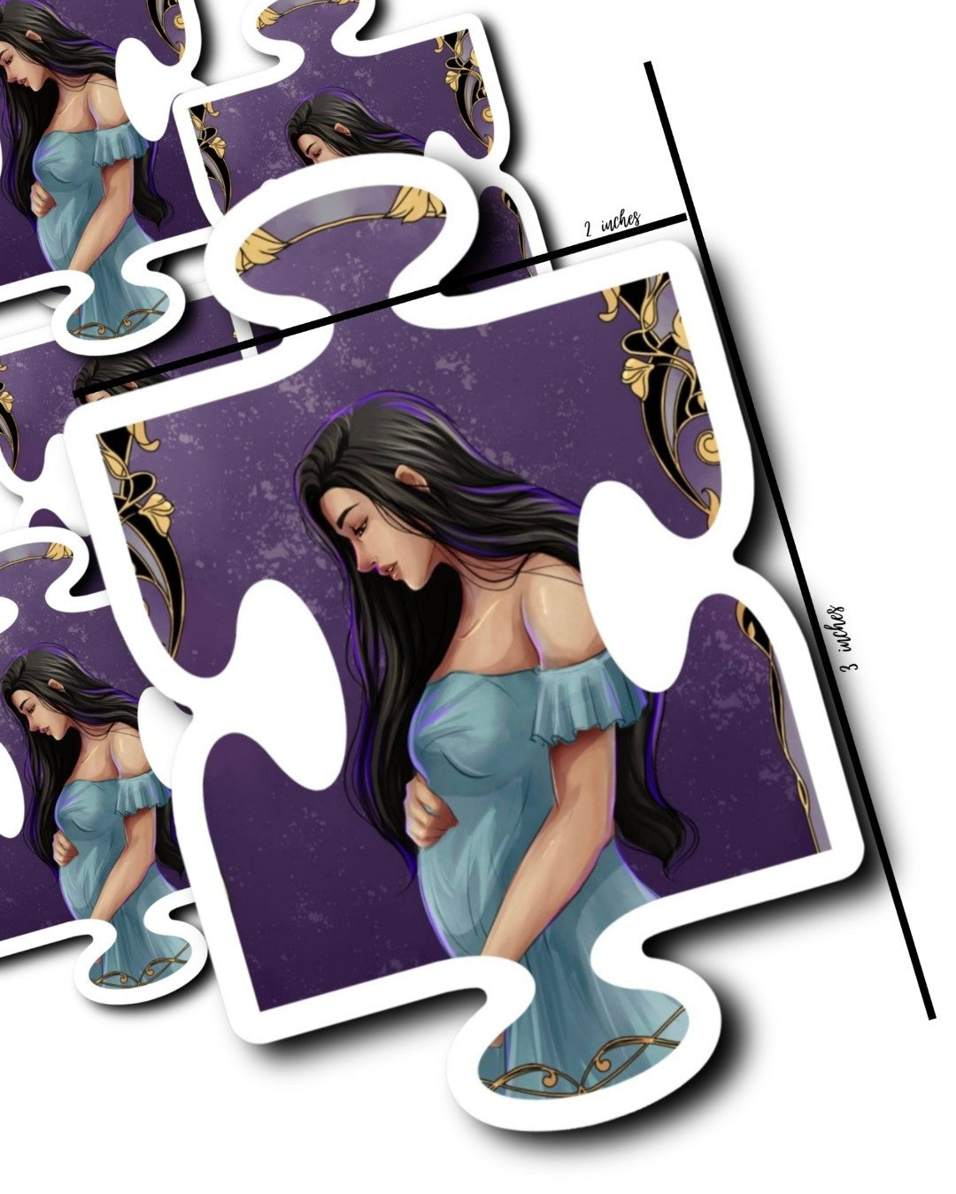 Born For Silk- magnet puzzle pieces