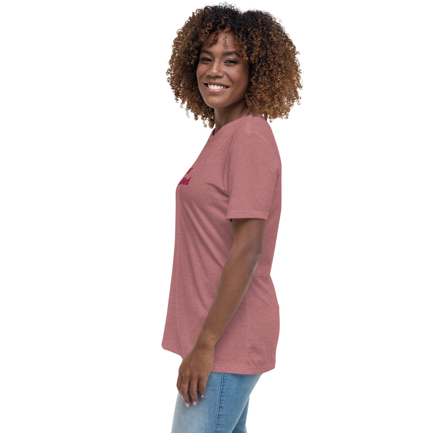 Lightweight Women's Relaxed T-Shirt - I Love Books & Bed