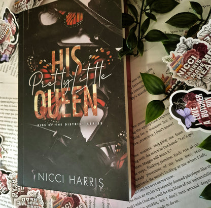 SIGNED - His Pretty Little Queen With Sprayed Edges & Foil Logo