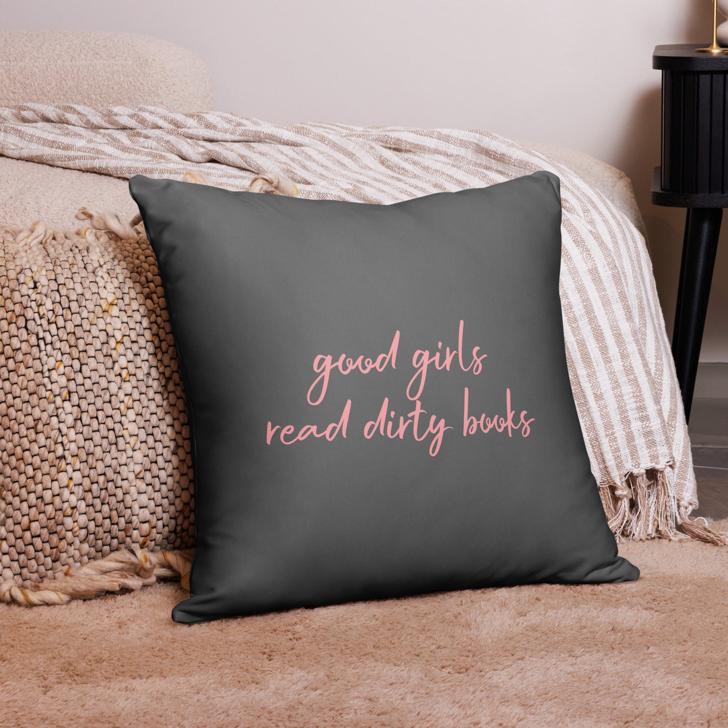 LARGE Pillow Case - Lost In A Dirty Book