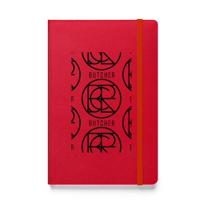 Hardcover bound notebook - Butcher Logo NotePad