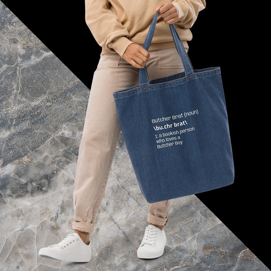 Organic Denim Tote Bag - Butcher Definition